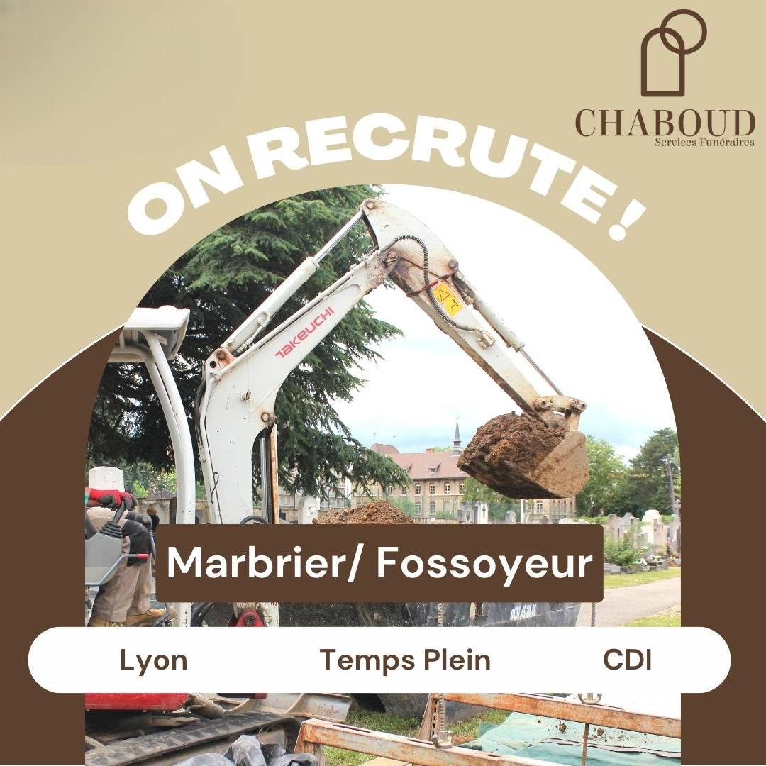 Recrutement pompes funebres marbrerie lyon