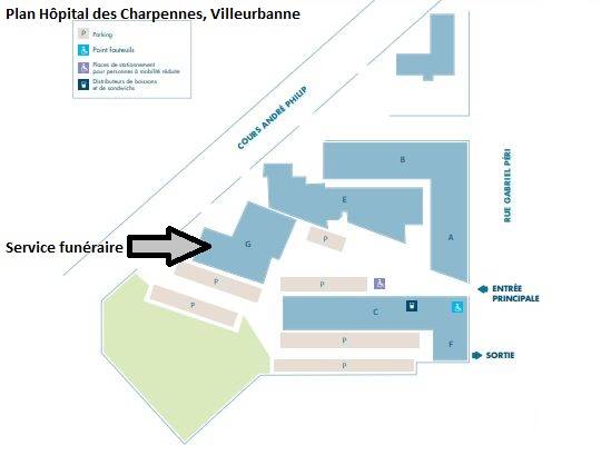 Décès Hôpital des Charpennes Villeurbanne